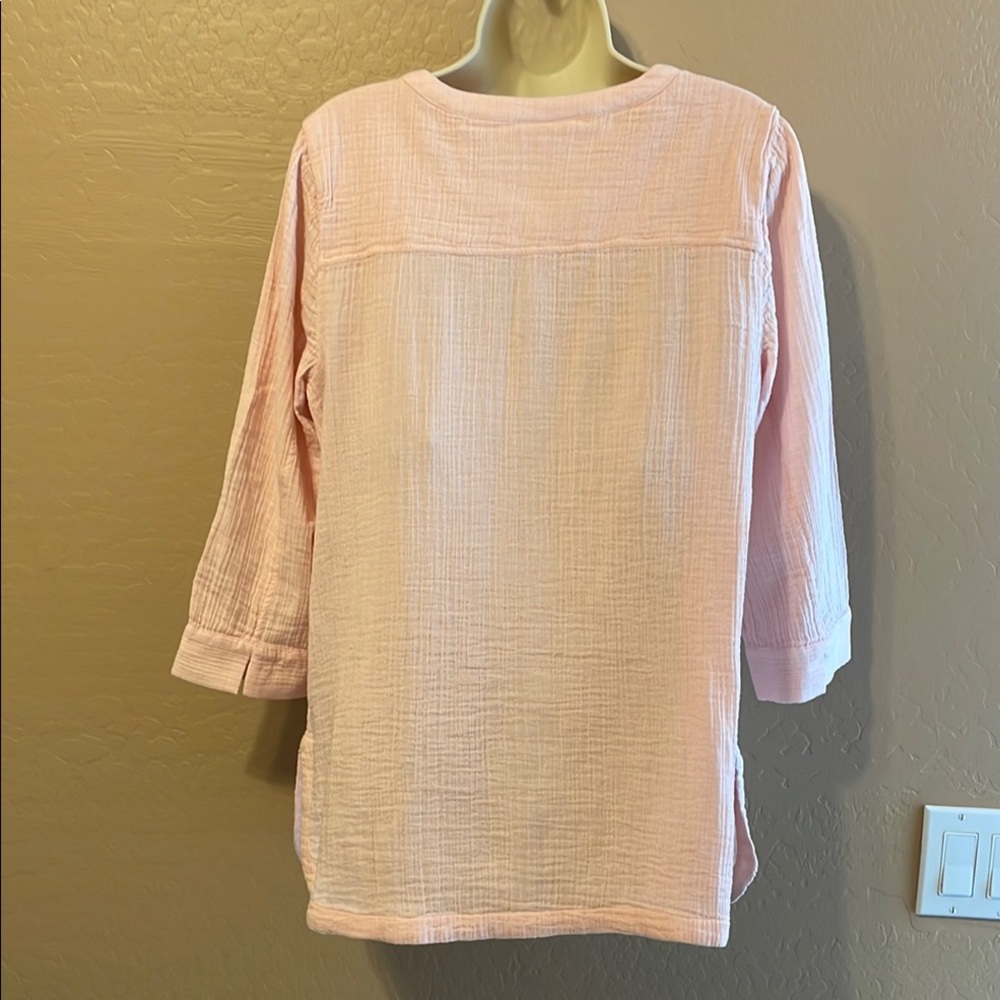 J. Jill Light Pink tunic size medium new with tags. - Picture 4 of 6